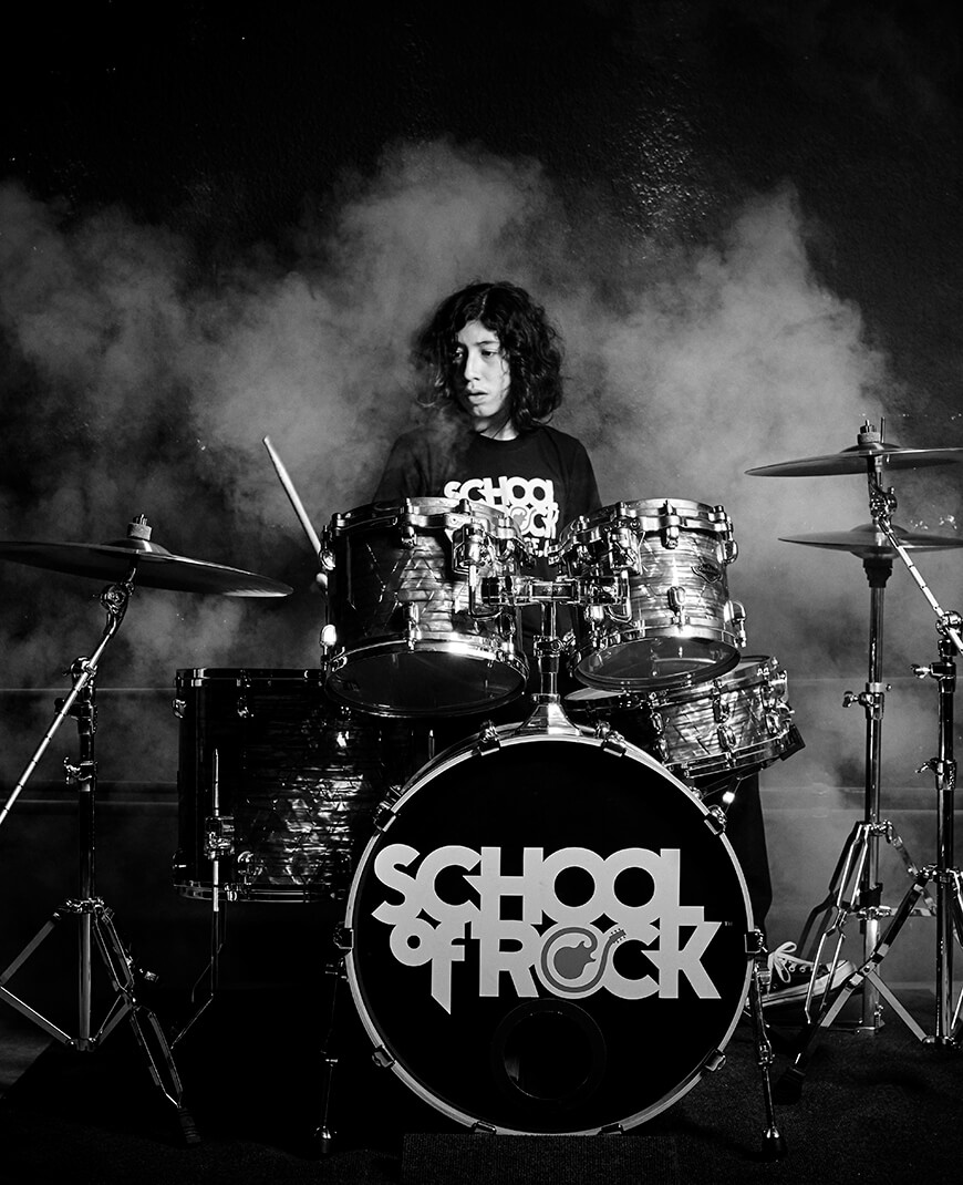 clases de batería School of Rock