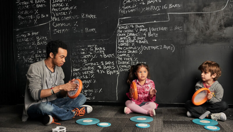 Aula de musicalização infantil