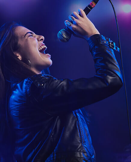 Nossos alunos desenvolvem as habilidades necessárias para se tornarem verdadeiros músicos